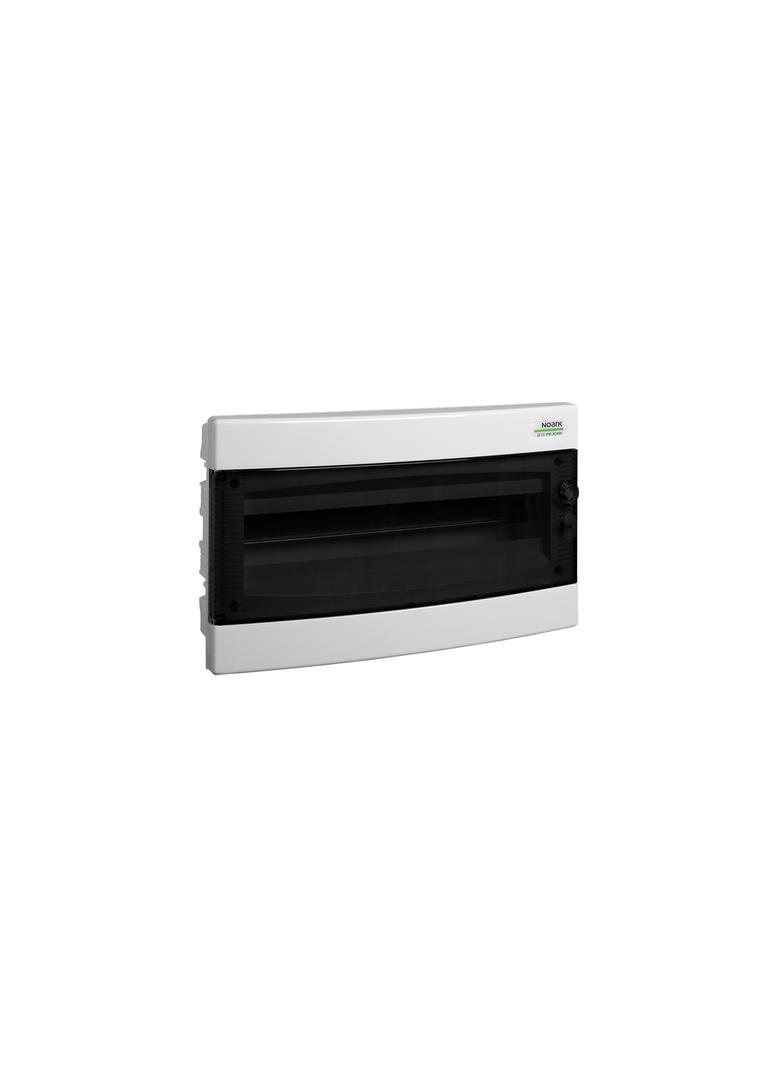 PNF-HW 18T Rozdzielnica podtynkowa do karton-gipsu drzwi przezroczyste IP40 1 rząd 1x18 modułów 106167 NOARK