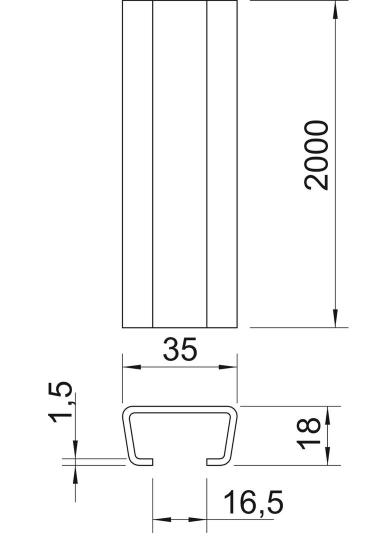 2068, SZYNY PROFIL.PEŁNE 2M OC.S.