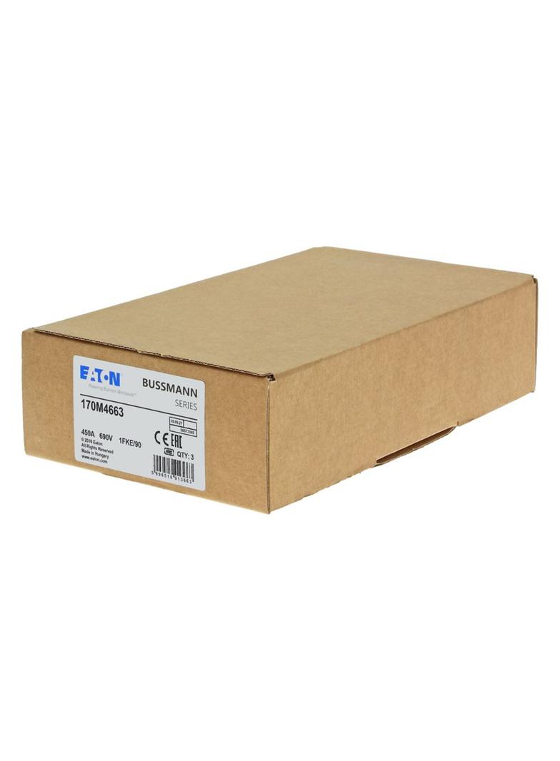 FUSE 450A 690V 1FKE/90 AR UC Wkładka szybka 450A AC 690V rozmiar 1 53x69x136 mm aR IEC UL 170M4663 E