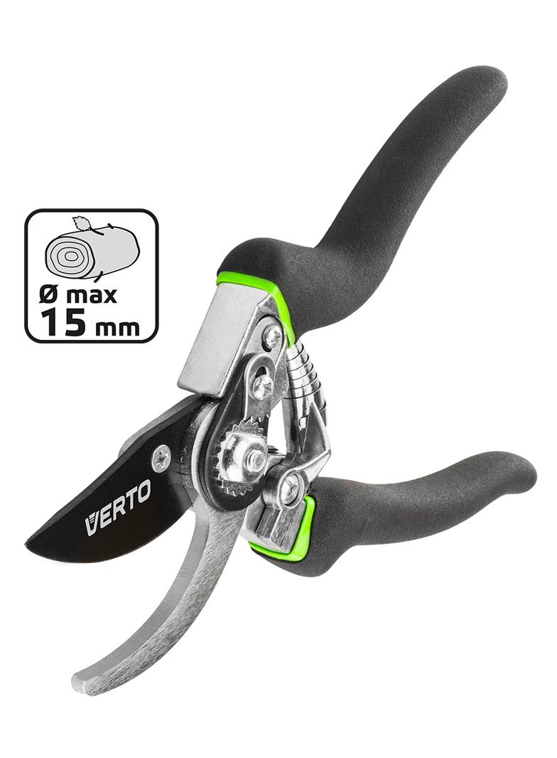 Sekator ogrodowy uniwersalny 220 mm, średnica cięcia 15 mm