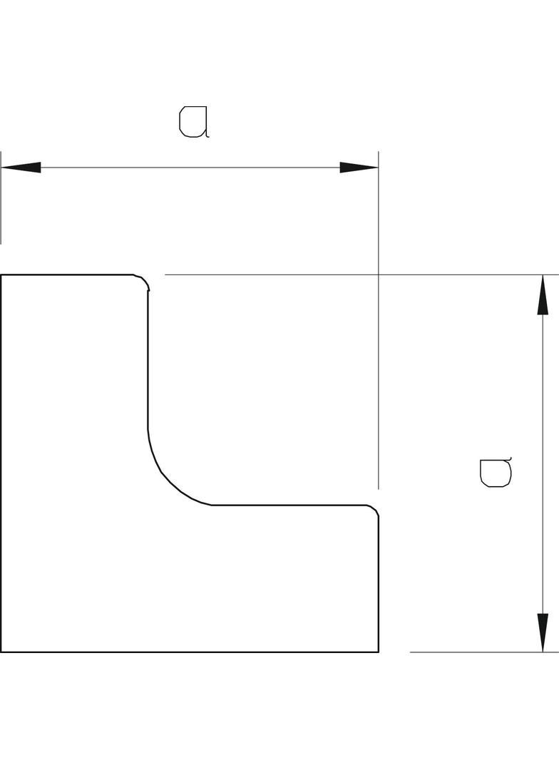 NAROŻE WEWN.WDK 10X30 CZ.B.