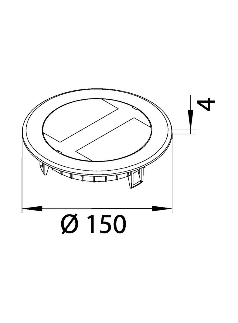 tehalit.VE-EE Pokrywa uchylna do p.instalacyjnej R02 tworzywo czarny