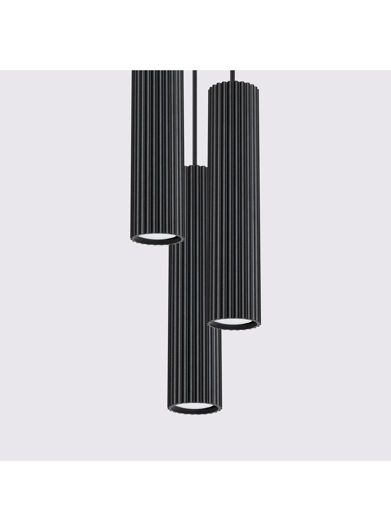 Sollux Lampa wisząca KARBON 3P czarny SL.1576