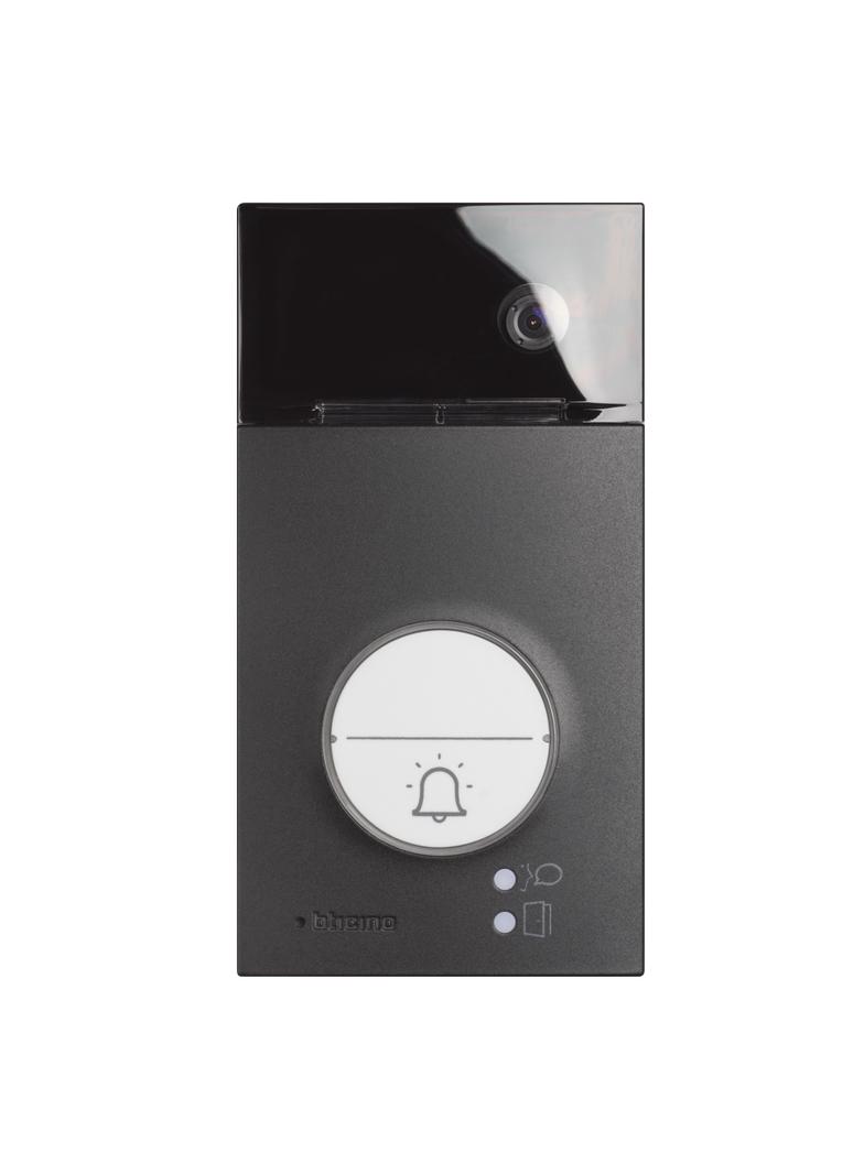 Panel zewnętrzny n/t wideo Linia 3000 z kamerą szerokokątną i czytnikiem zbliżeniowym - kolor czarny