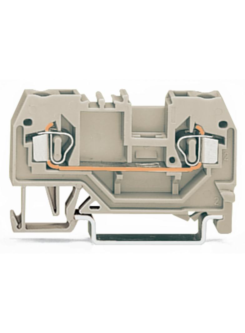 złączka 2-przewodowa Ex 2,5 mm2 jasnoszara