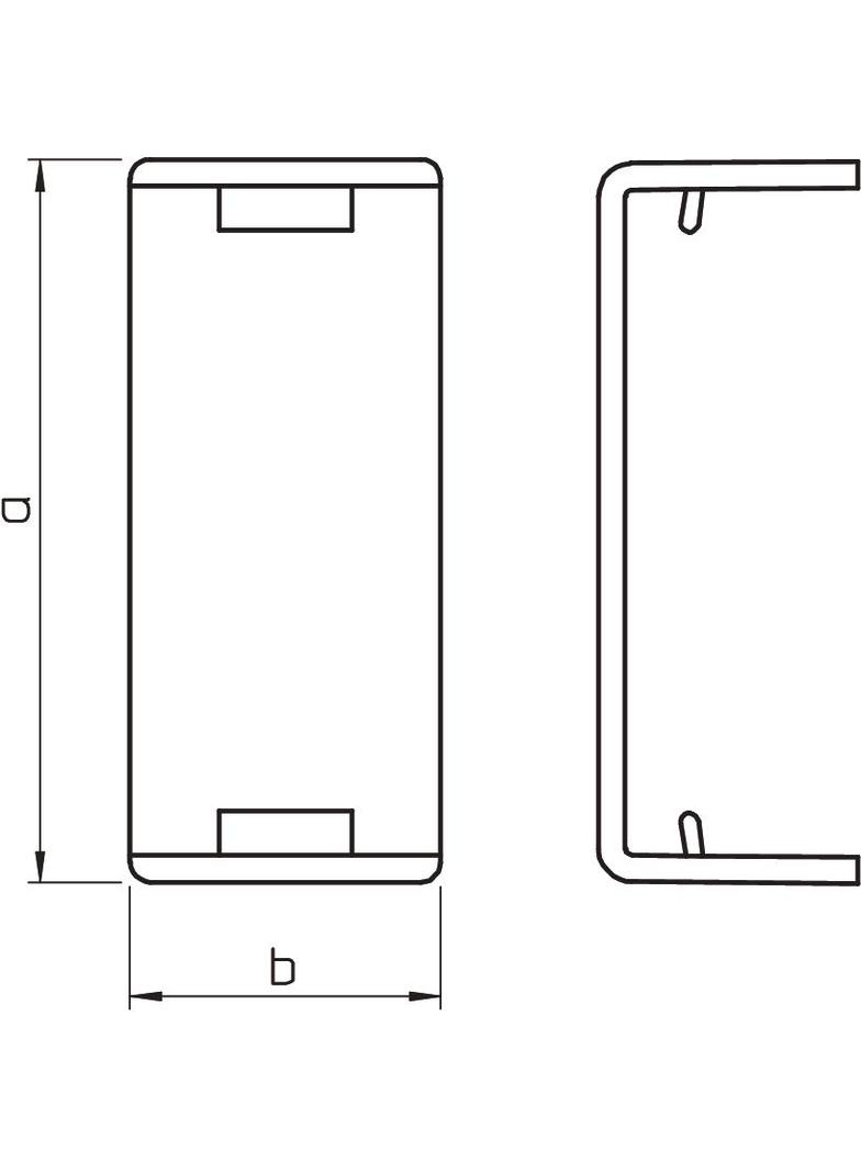 OSŁONA STYKU CZOŁ.15X30 CZ.B.