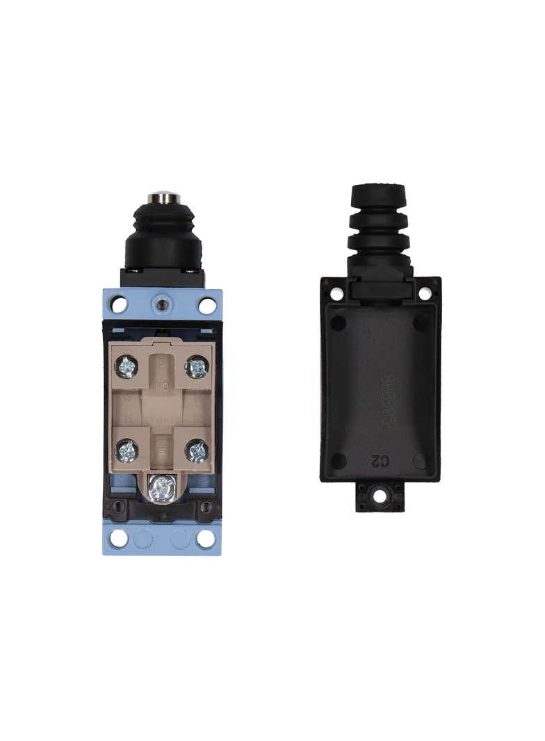 ŁĄCZNIK KRAŃCOWY (METAL / TWORZYWO) Z POPYCHACZEM