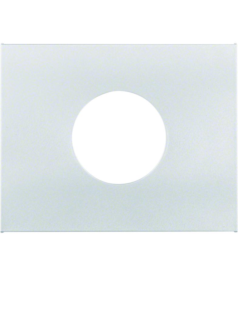 BERKER K.5 Płytka czołowa do łącznika i sygnalizatora świetlnego E10 aluminium 11657003 HAGER