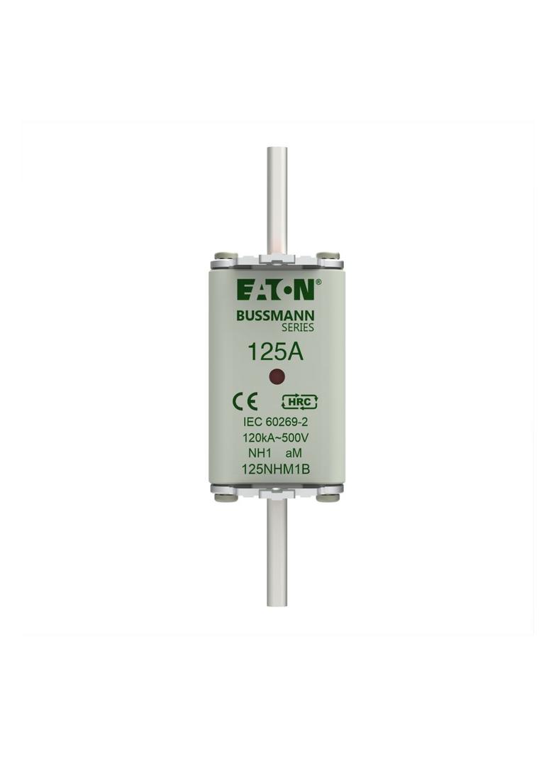 NH FUSE 125AMP 500V aM SIZE 1 Wkładka NH1 125A 500V AM podwójny wskaźnik 125NHM1B EATON