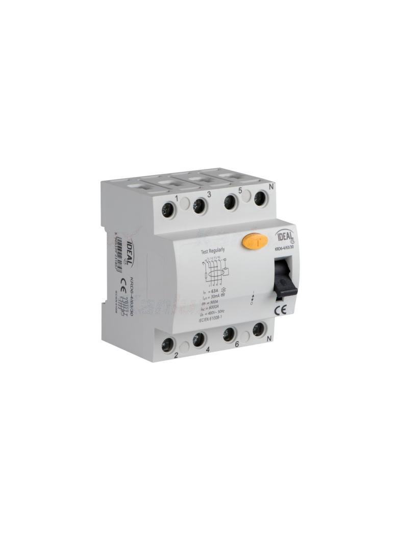 Wyłącznik różnicowo-prądowy KRD6-4/63/30