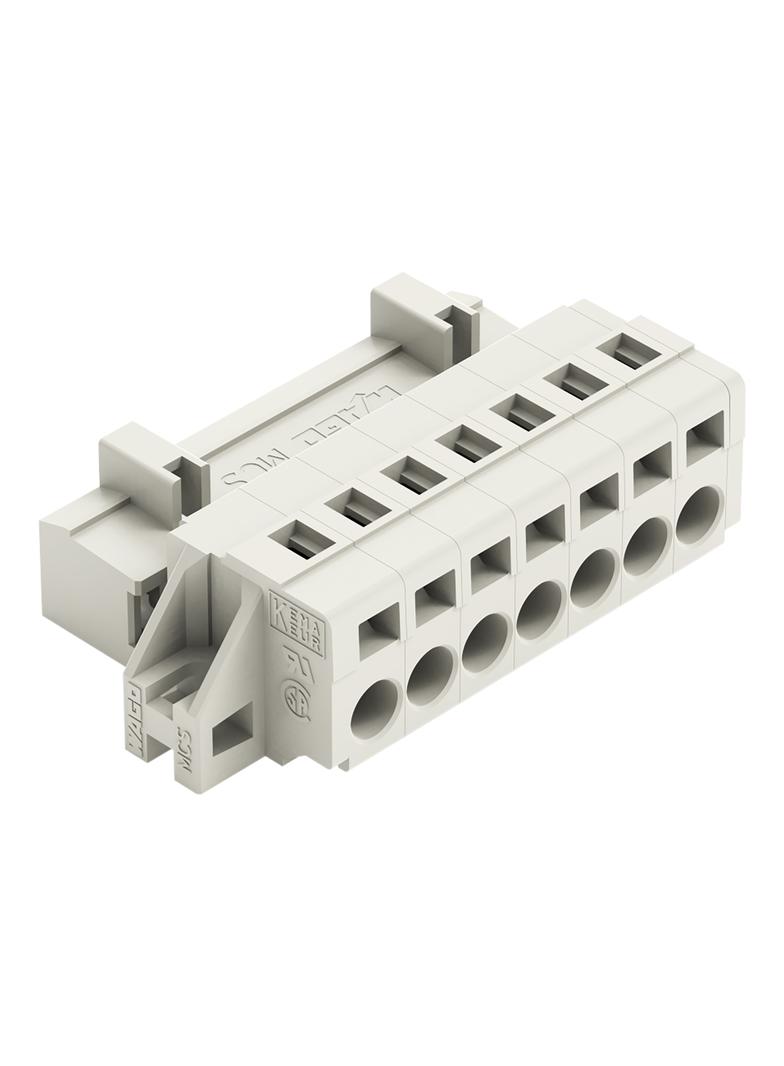 Wtyk MCS-MIDI Classic 7-biegunowy jasnoszary raster 5mm /50szt./ 721-607/019-000 WAGO