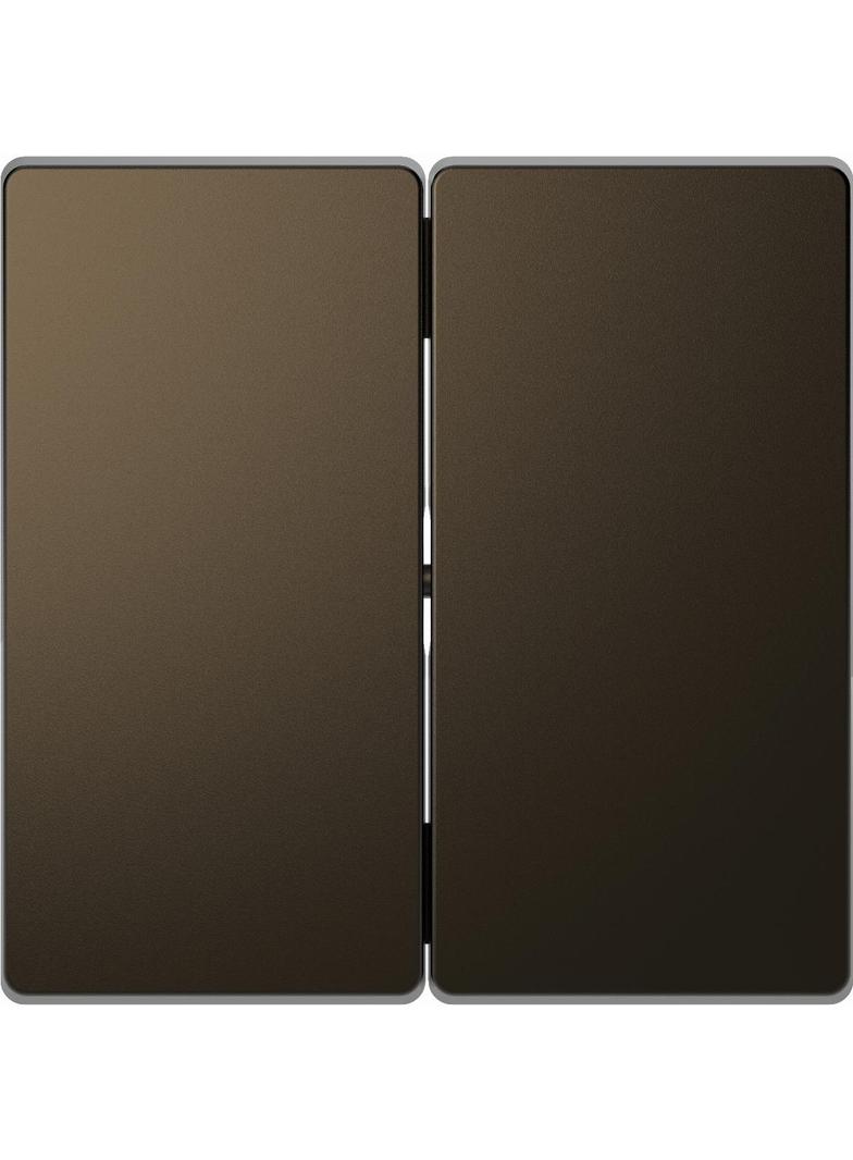 Merten, D-Life, klawisz podwójny, mocca metalik