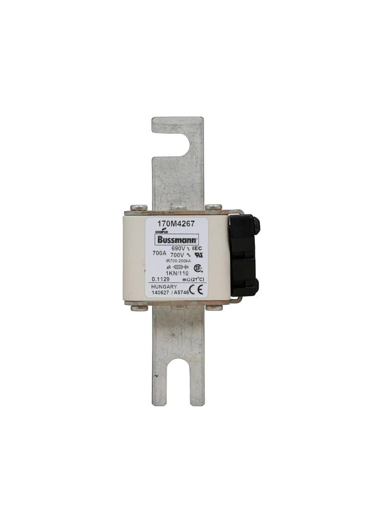 700A 690V 1KN/110 aR INDICATOR FUSE Wkładka szybka 700A AC 690V DIN 1 53x69x138 mm aR DI 170M4267 EA