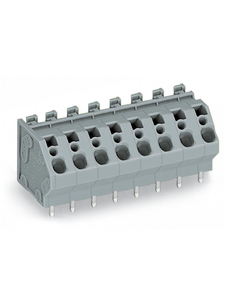 listwa zaciskowa do pł. drukowanych 2-bieg. szara raster 7,5 mm