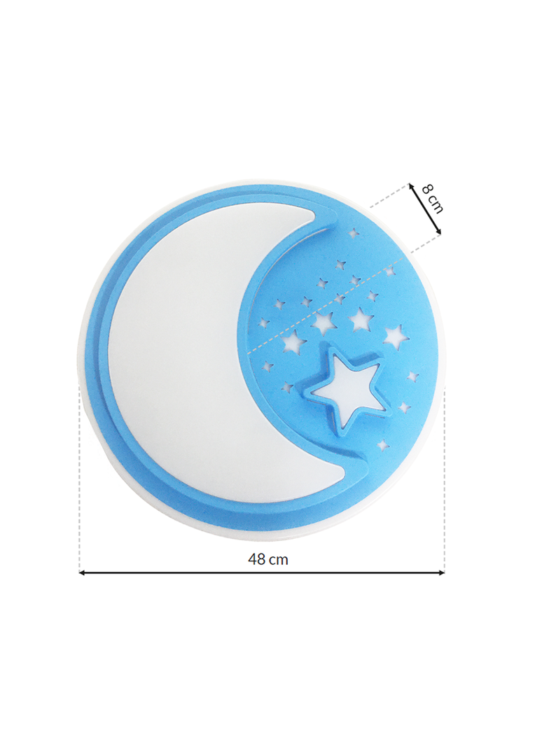 Milagro kinkiet LED Notte 40W 2800lm 3000/6000K (pilot w zestawie) niebieski ML6183