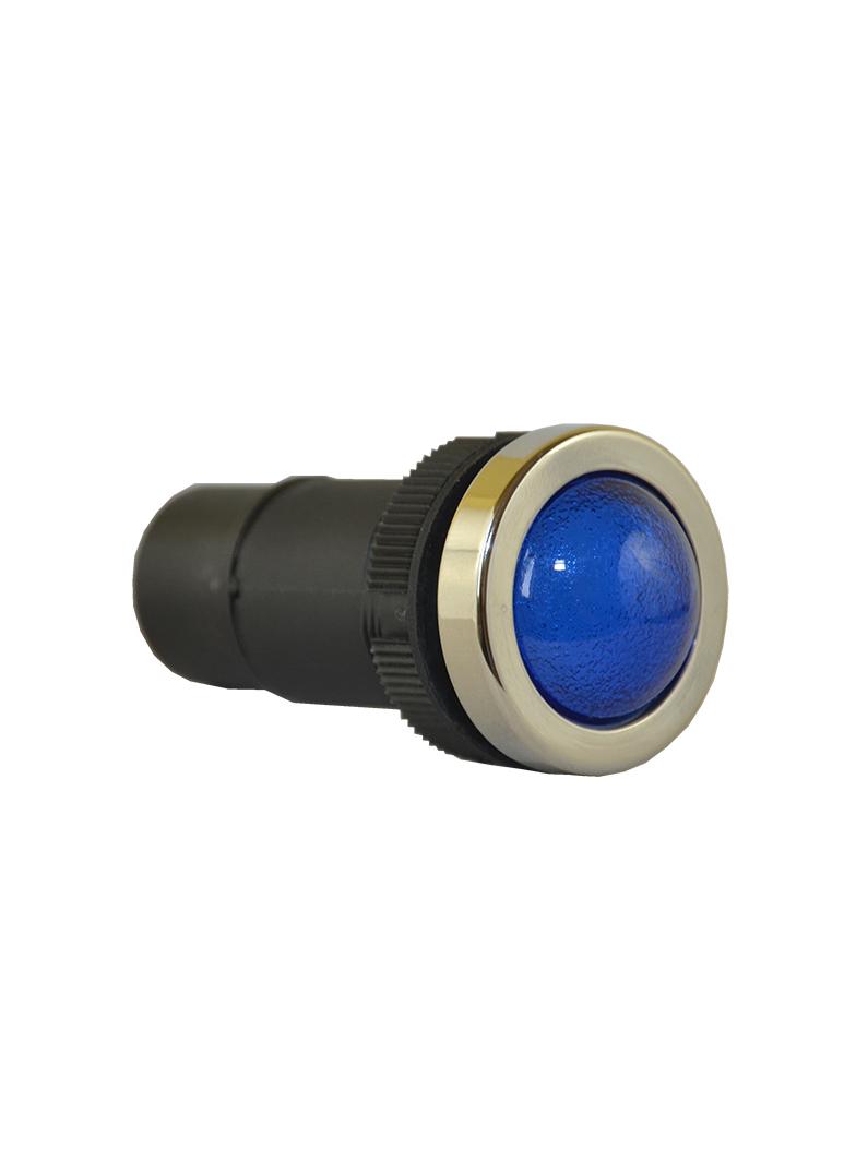 Lampka MD22SB 24V-230V błyskająca niebieska