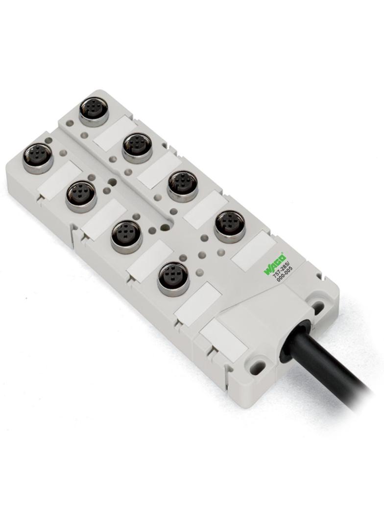 moduł przyłączeniowy 8-torowy/4-biegunowy z przewodem 25m