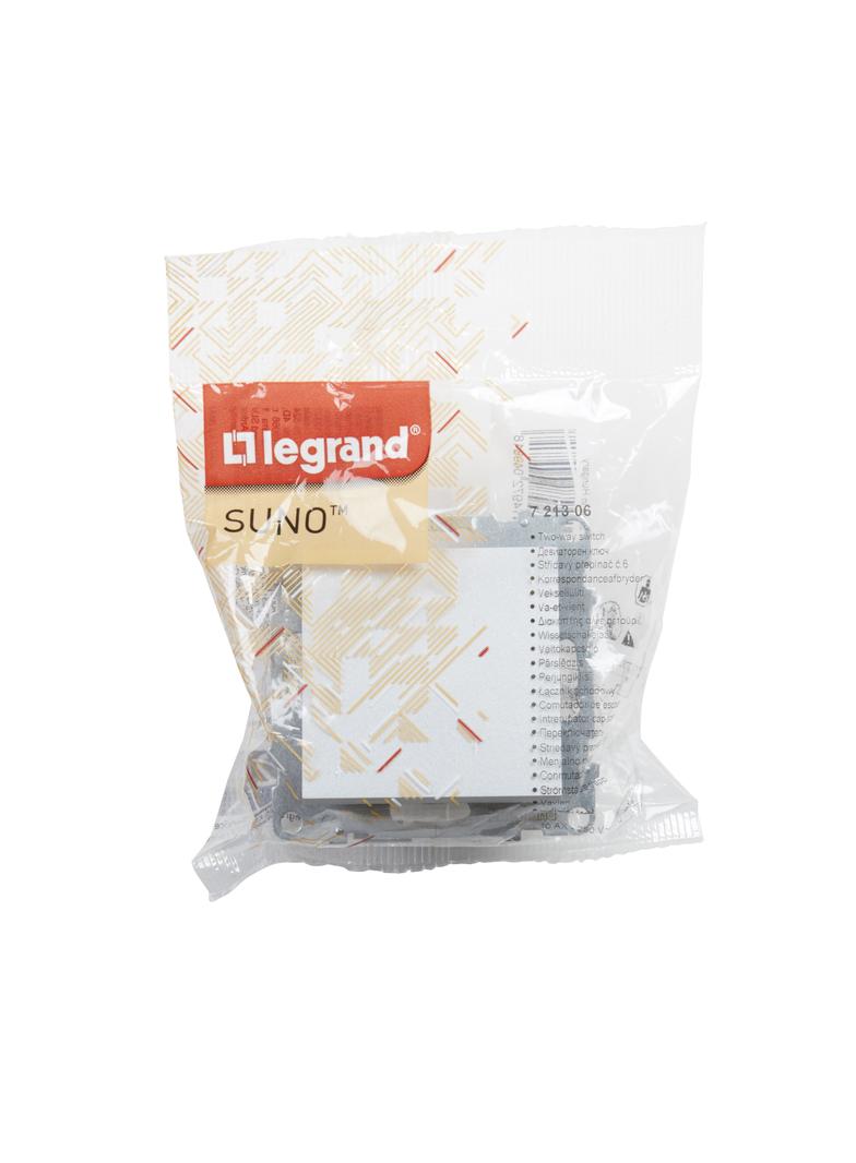 Suno Łącznik Schodowy - 10 Ax - 250V - Zaciski Automatyczne Aluminium 721306 LEGRAND