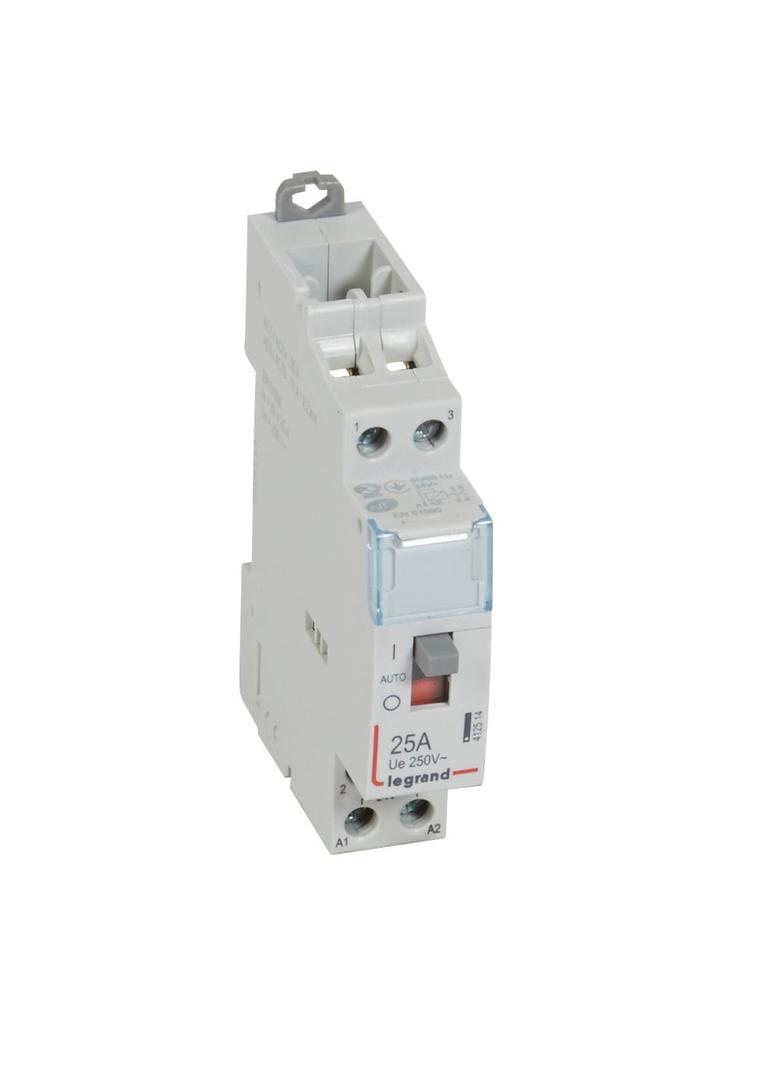 STYCZNIK MODUŁOWY SM 425 25A 24V 2NO Z MANIPULATOREM, Legrand