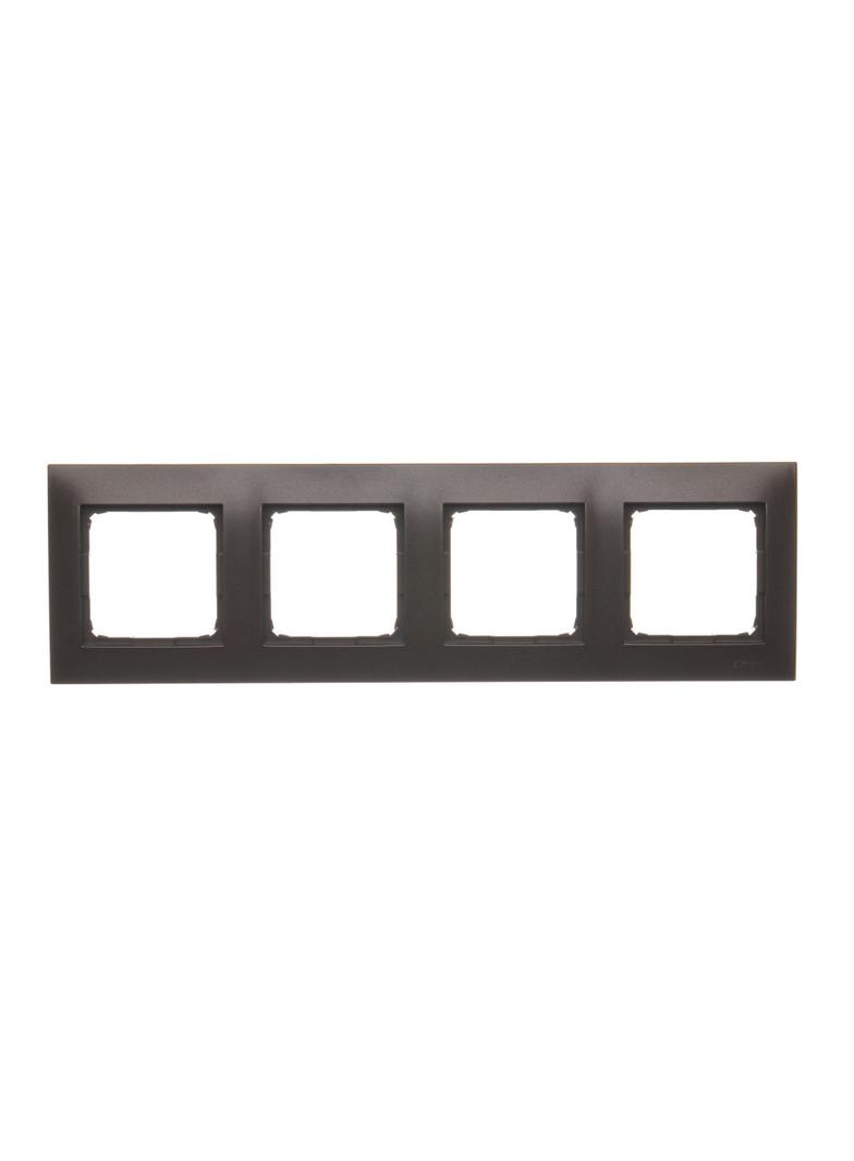 Simon 54 Premium Ramka 4-krotna PREMIUM IP20 / IP44 brąz mat DR4/46 KONTAKT