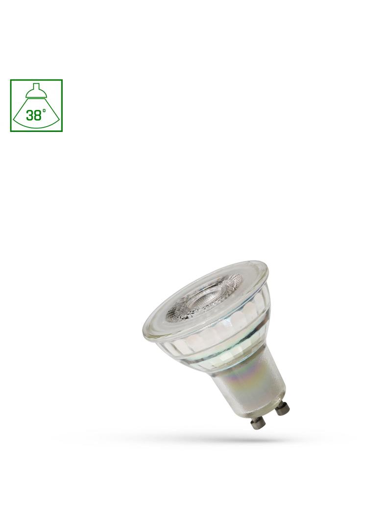 LED GU10 230V 3,5W SMD 38st WW z soczewką szklana  SPECTRUM