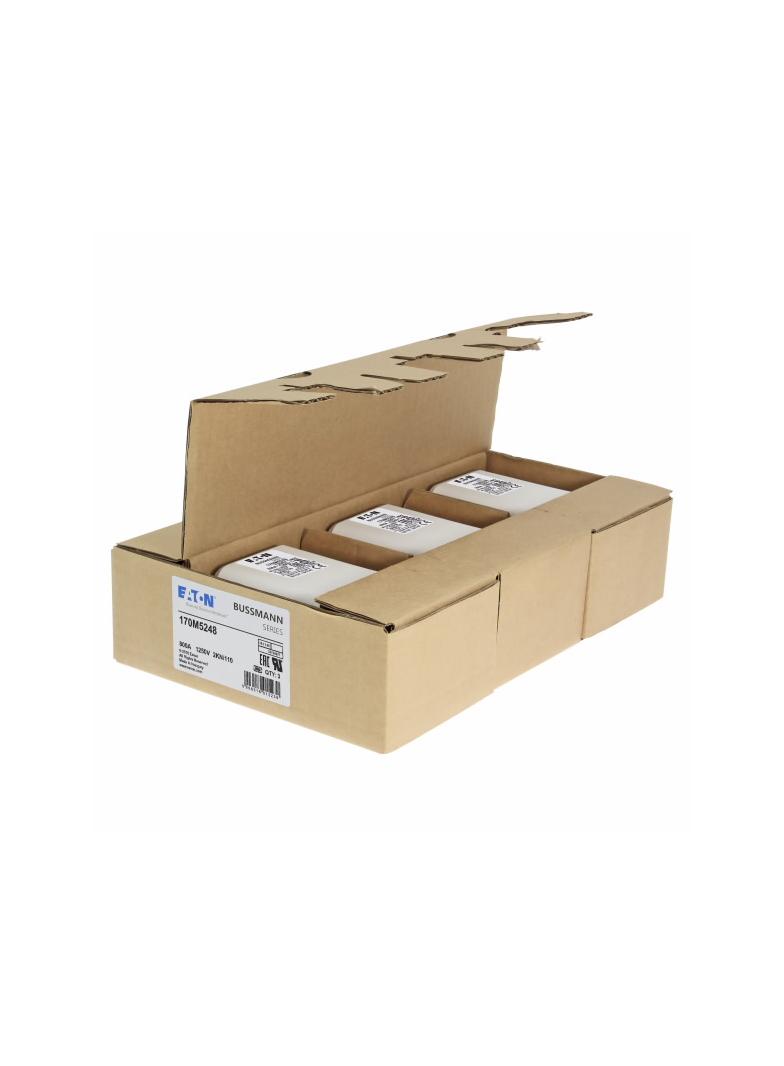 FUSE 800A 1250V 2KN/110 AR CU Wkładka szybka 800A AC 1250V rozmiar 2 61x77x138 mm aR DIN I 170M5248