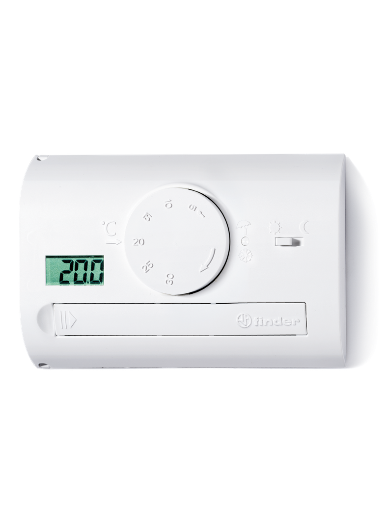 Termostat naścienny analogowy (+8…+30)˚C - biały 1T.41.9.003.0000 /5szt./ FINDER
