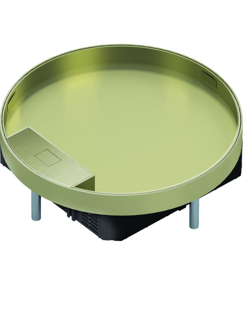 tehalit.VE-EE Pokrywa uchylna IP30 5kN MKR12 fi306 25mm mosiądz