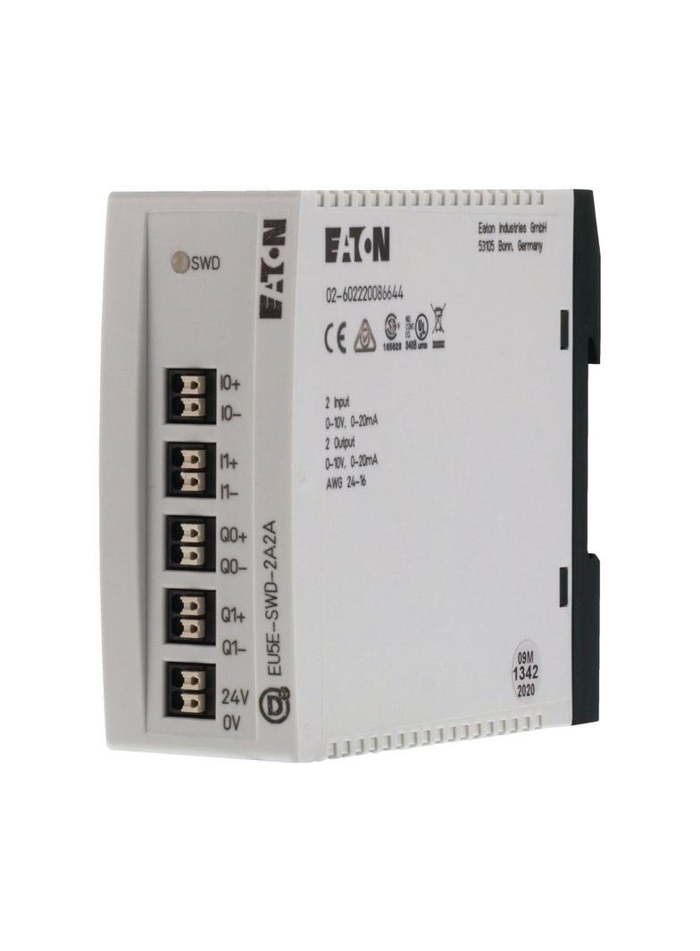 EU5E-SWD-2A2A Moduł 2 wejść i 2 wyjść analogowych 144063 EATON