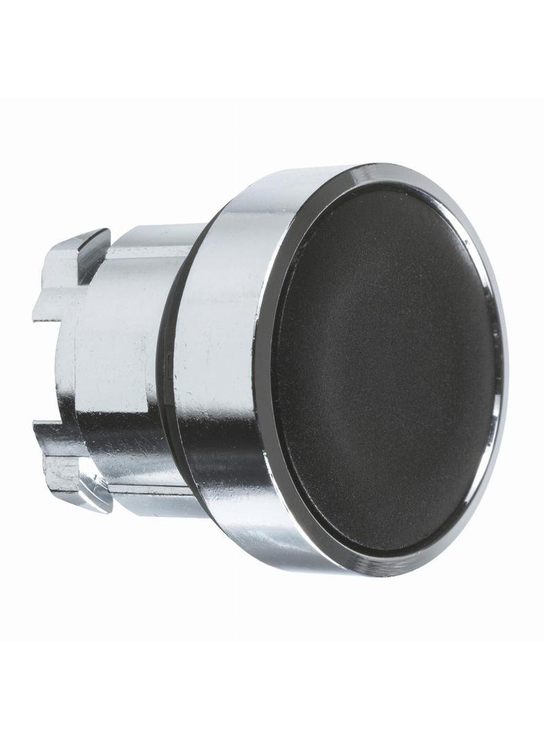 Harmony XB4 Przycisk płaski z zatrzaskowym mechanizmem push push czarna metalowy ZB4BH02 Schneider