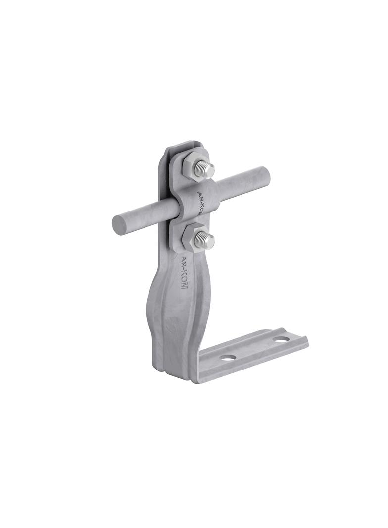 AN-08R/OG/-N Uchwyt kątowy skręcony H=10cm Z-śruba /OG/