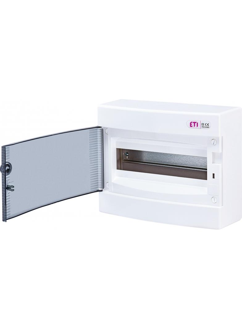 Rozdzielnica natynkowa 1x12 drzwi transparentne ECT12PT 001101001 ETI