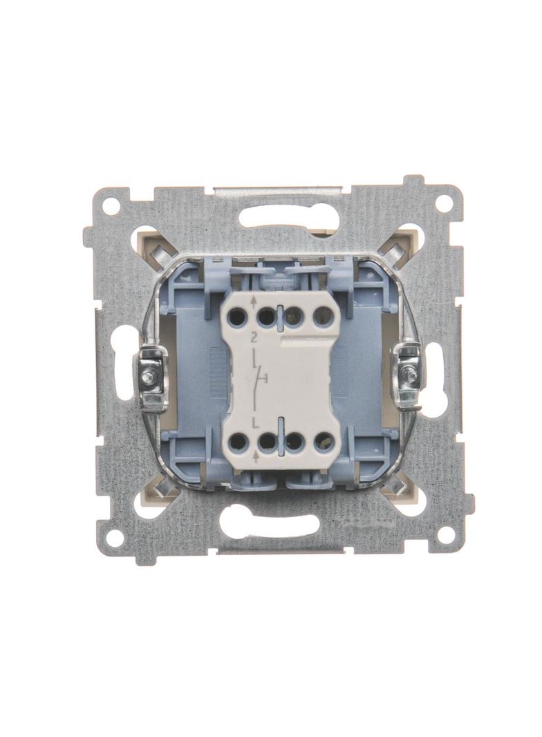 Simon 54 Przycisk „światło” 10A szybkozłączka kremowy