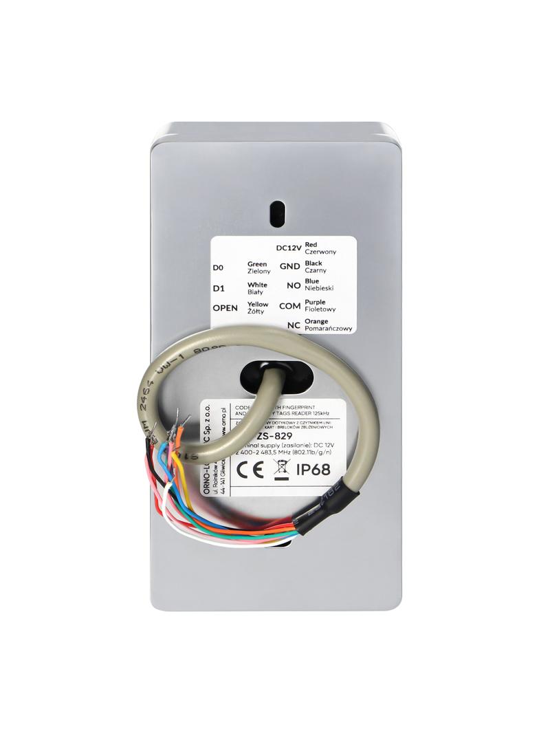 Zamek szyfrowy dotykowy z czytnikiem kart i breloków Tuya OR-ZS-829 ORNO