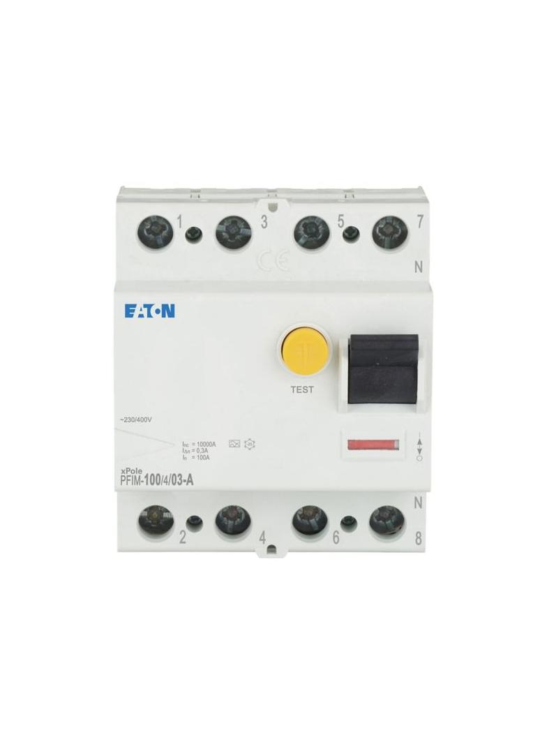PFIM-100/4/03-A Wyłącznik różnicowoprądowy 10kA 100A 4P 300mA typ A 102871 EATON