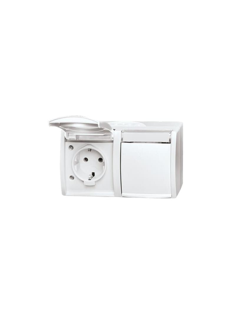 OCEAN Gniazdo SCHUKO biały alpejski 2CKA002084A0715 ABB