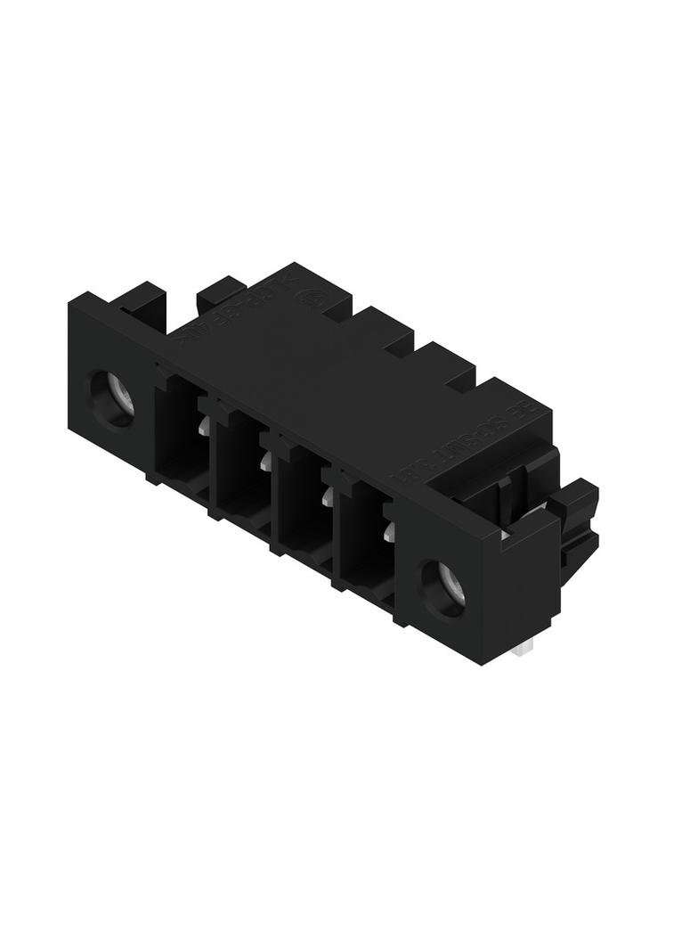 SC-SMT 3.81/04/90LF 3.2SN BK BX Wtyki PCB (złącza płyty), 3.81 mm, Liczba biegunów: 4, kąt odejścia: 90° /50szt./ 1863690000 WEIDMÜLLER