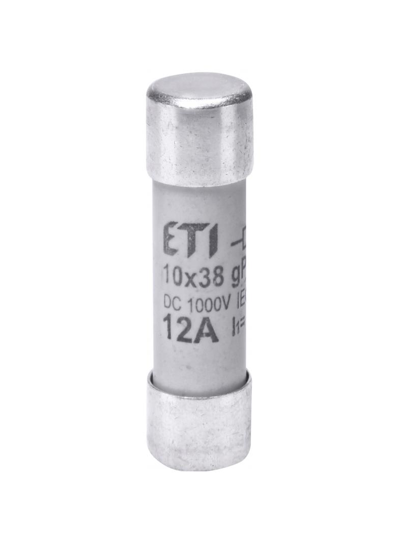 Wkładka topikowa cylindryczna PV CH10x38 gPV 12A 1000V UL 002625106 ETI