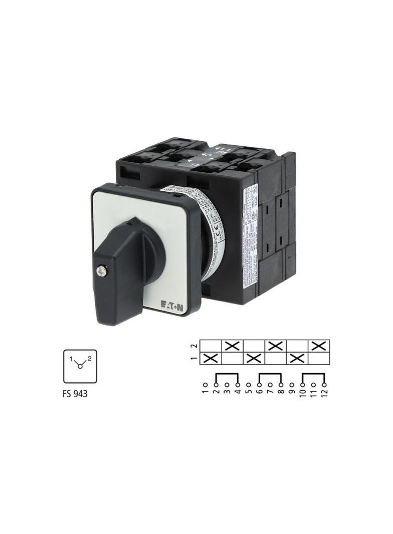 T3-3-8222/E Łącznik krzywkowy 32A 13kW 052346 EATON