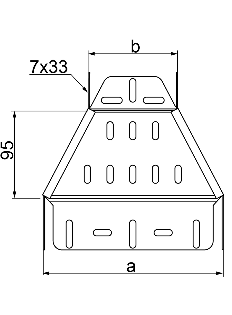 Redukcja symetryczna 200mm Grubość 1,00 mm 100x50 RKSJ200/100H50 159920 BAKS