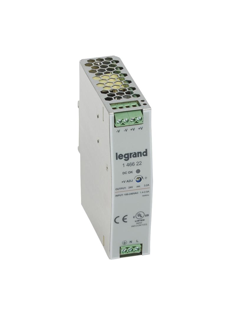 ZASILACZ 1F STABILIZOWANY 240V/24V 3,2A, Legrand