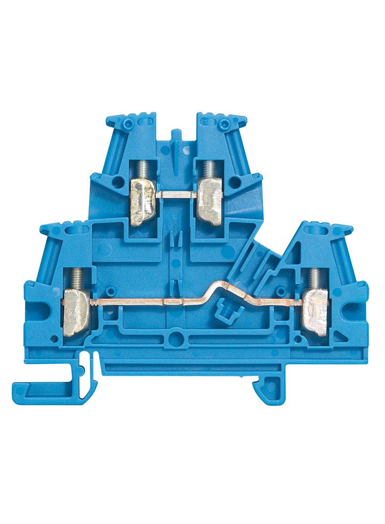 ZŁĄCZNKA 2 TOROWA 2 PRZEKROJE 2,5MM2 SZEROKOŚĆ 5 MM NIEBIESKA, Legrand