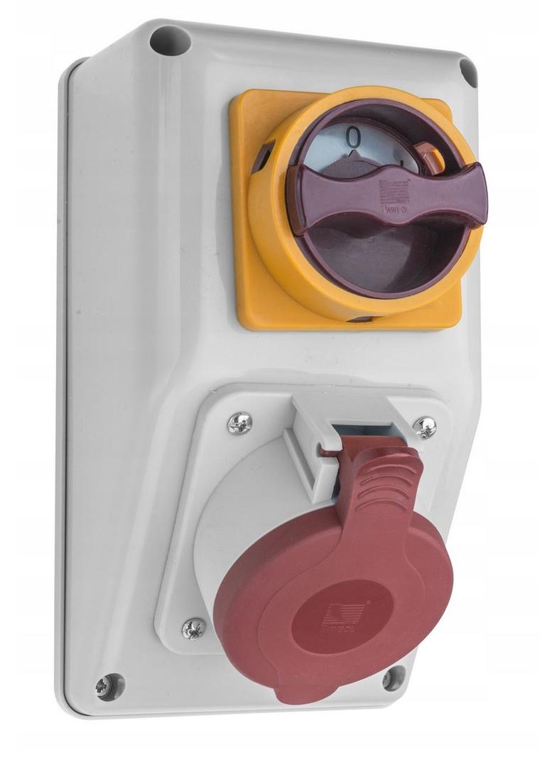 Rozdzielnica R-BOX KOMPAKT 1x32A/5p, wył. L/P