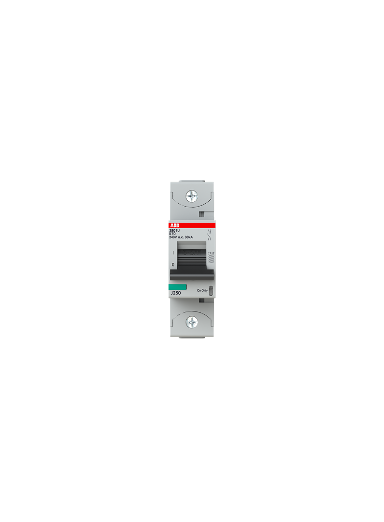 S801U-K70 Wyłącznik nadprądowy 25kA 1P K70A 2CCS881017R0707 ABB