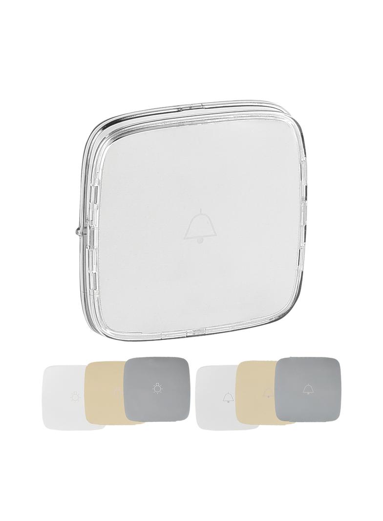 VALENA ALLURE - KLAWISZ PRZEZROCZYSTY DOSTARCZANY Z 3 KOLORAMI TŁA( BIAŁYM, KREMOWYM, ALUMINIUM ) PR