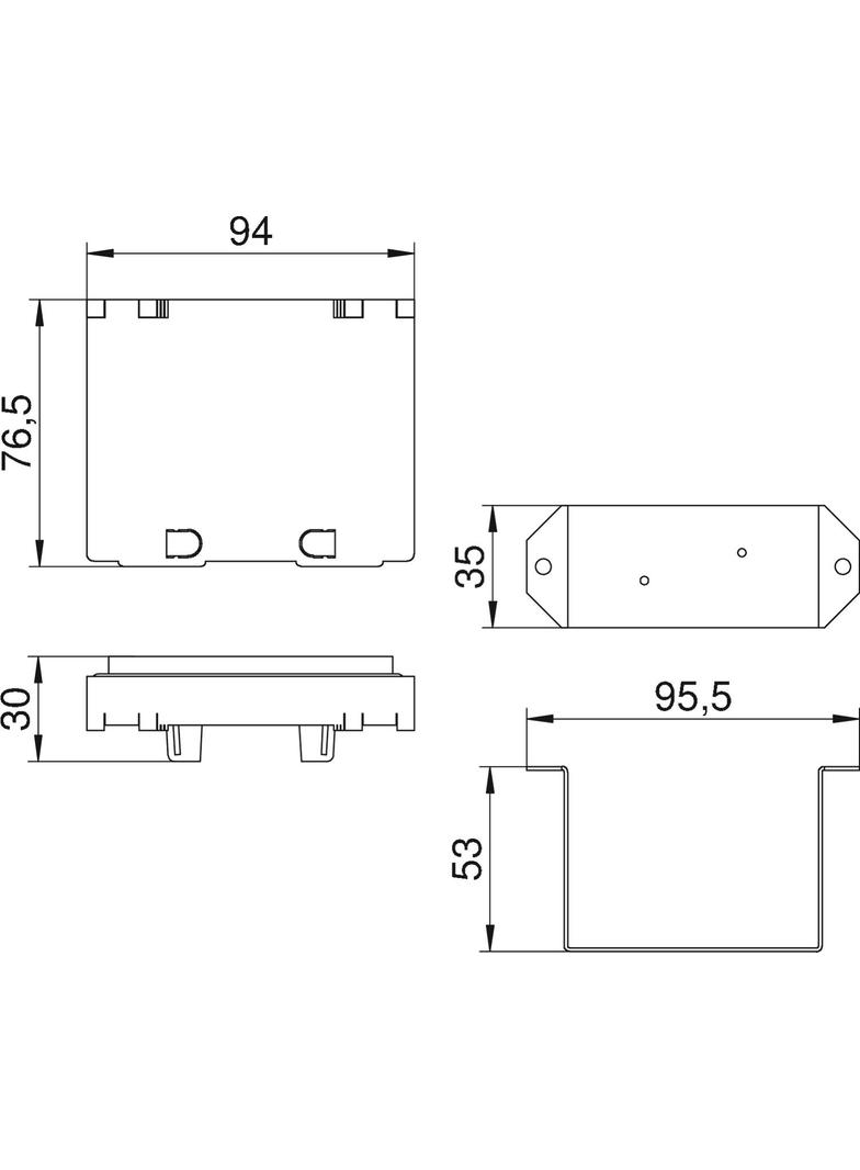 VHF8, ZESTAW MONT.OBUD.+OBEJMA MOCUJ.