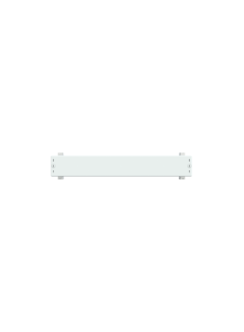 MBB200 Zestaw moduł pusty (ochr. dotyk.) (do samodzielnego montażu)