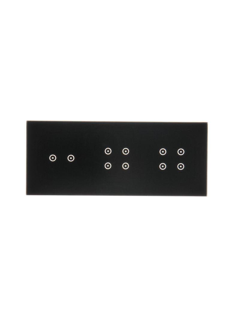 Simon 54 Touch Panel dotykowy S54 Touch 3 moduły 2 pola dotykowe poziome + 4 pola dotykowe + 4 pola dotykowe zastygła lawa DSTR3244/73 KONTAKT