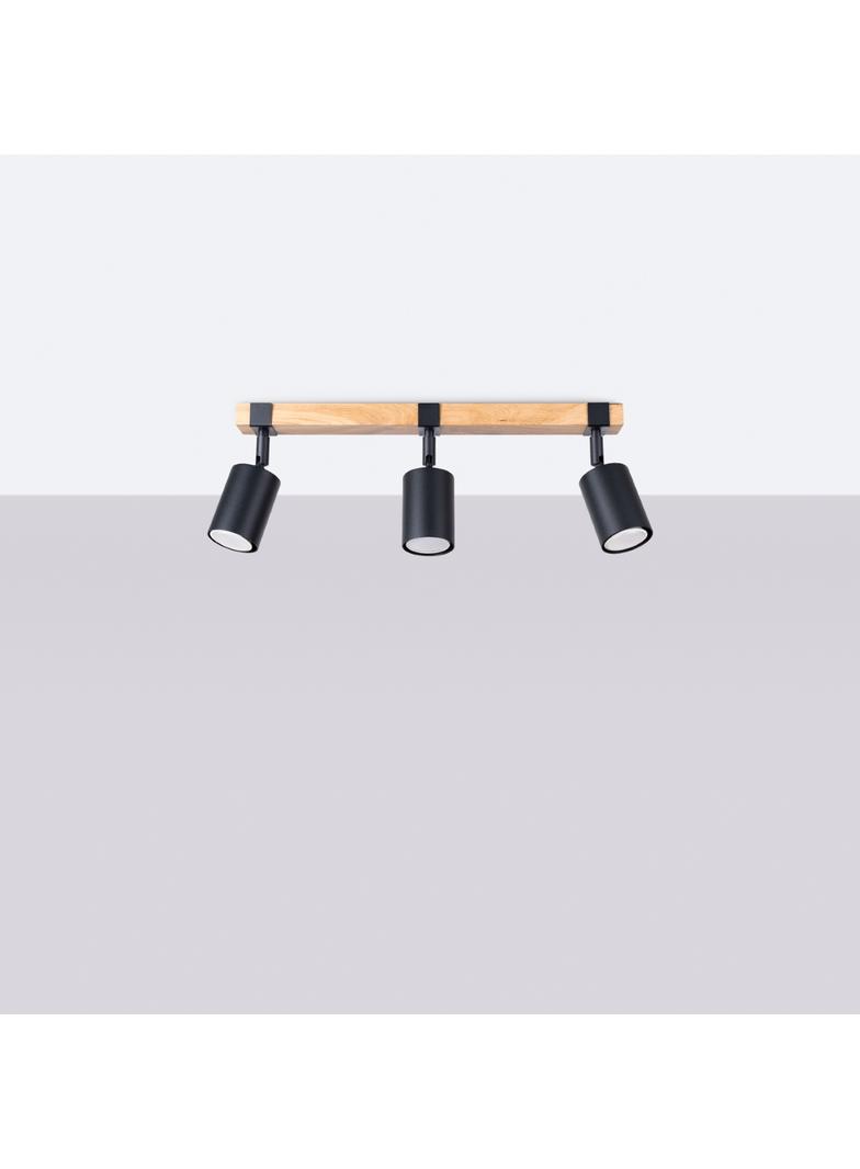 Plafon FAGER 3 czarny