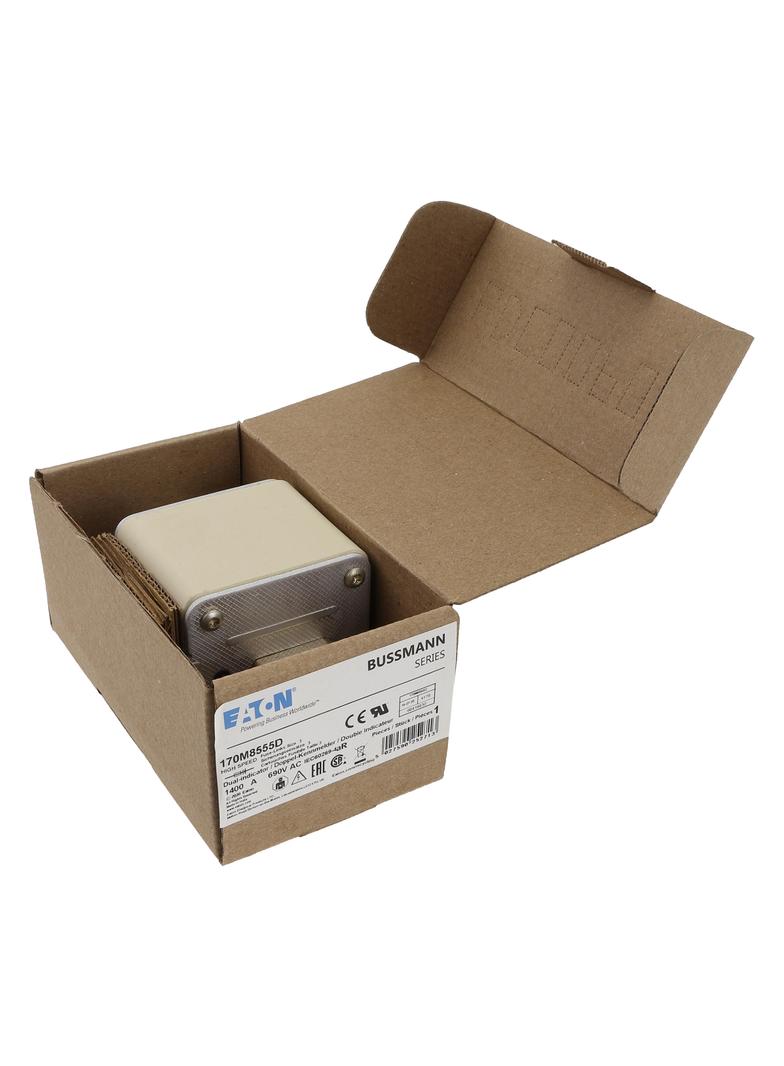 1400A 690V aR DIN 3 HSDNH FUSE Wkładka szybka 1400A AC 690V DIN 3 aR DIN IEC podwójny wskaź 170M8555